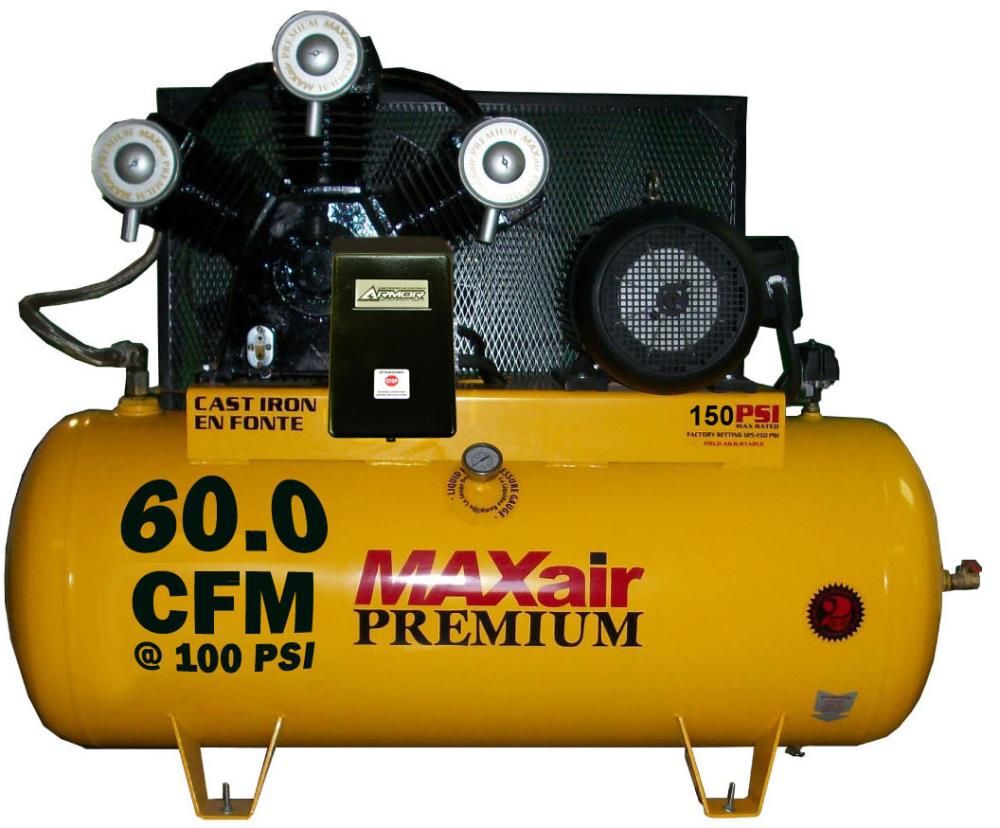 MAXair 120 Gallon Premium Air Compressor, large image number 1