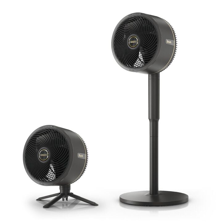 Shark FlexBreeze 110V 36W 3A Pedestal and Table Fan with Cover Dark Gray, large image number 1