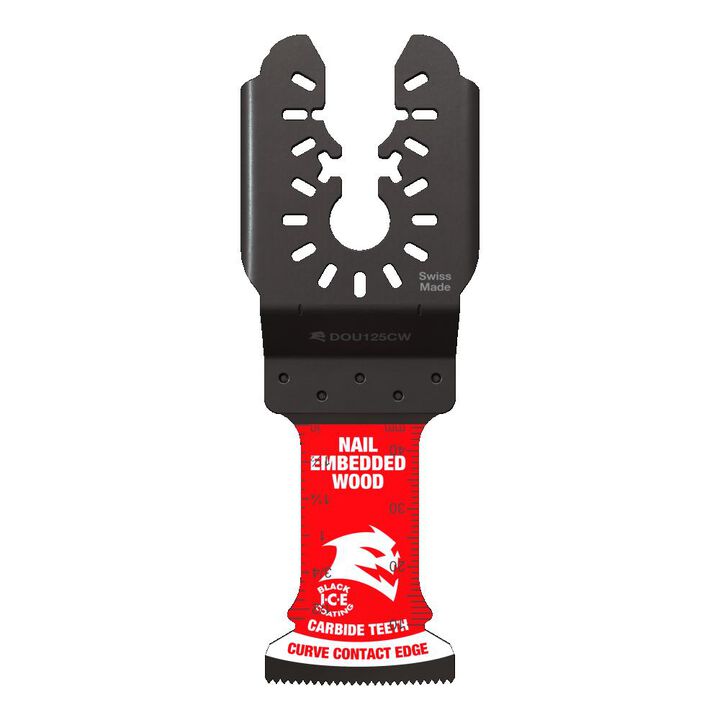 Diablo Tools 1-1/4in AMPED Carbide Teeth Oscillating Blades for Nail-Embedded