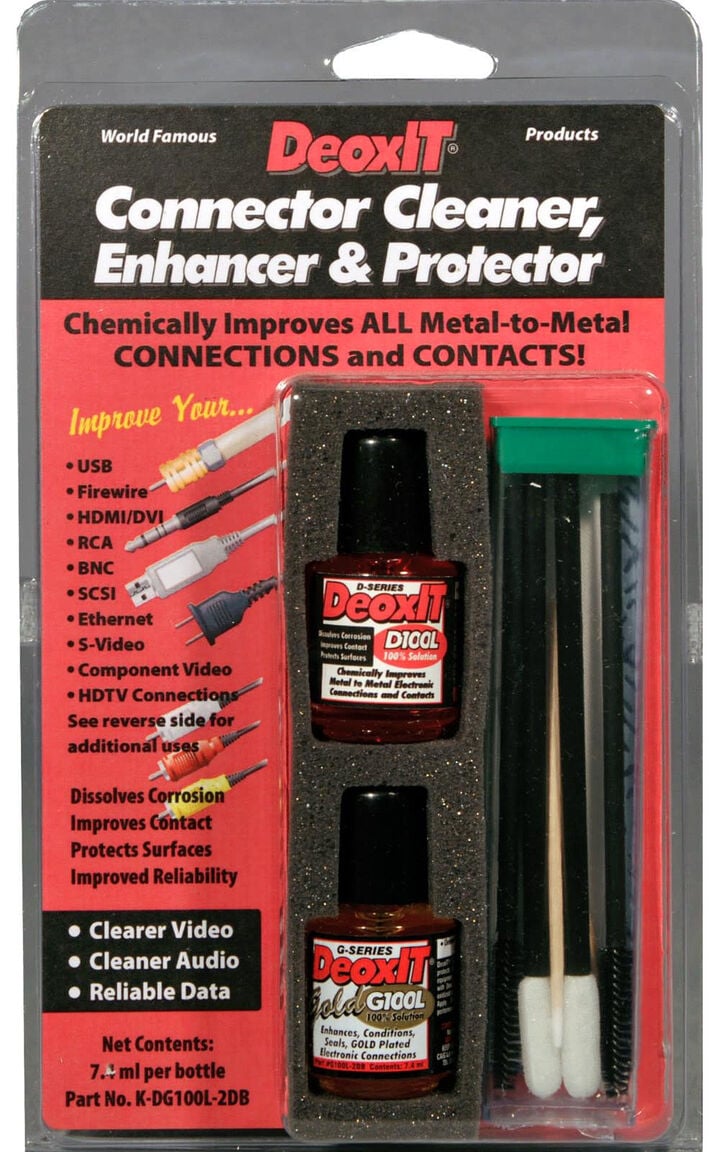 DeoxIT GOLD Audio/Video/Data Connector Cleaner, Enhancer & Protector Kit