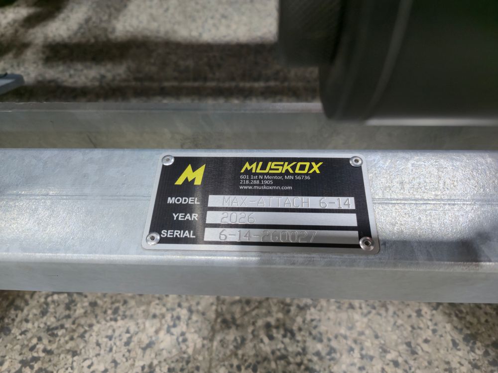 MUSKOX Max Attach 6-14 Universal Skid Steer Quick Attach Plate, large image number 7