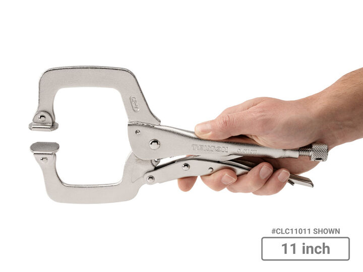 Tekton Swivel Pad Locking C-Clamp Set, 3 Pieces, large image number 3