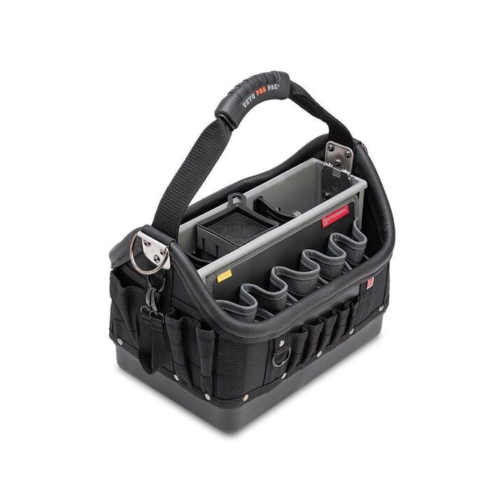 Veto Pro Pac Black Large Capacity Wide Open Tote with Removable Panels