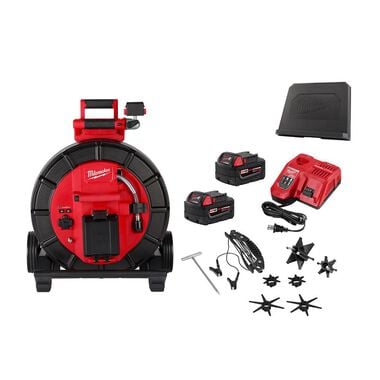 Milwaukee M18 200 Ft. Mid-Stiff Modular Pipeline Inspection System Kit