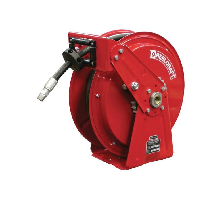 Reelcraft Hose Reel with Hose Steel Series DP7000 1/2in x 50', large image number 0