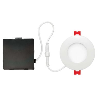 Globe Electric Ultra Slim Recessed Lighting Kit Metal 12W LED