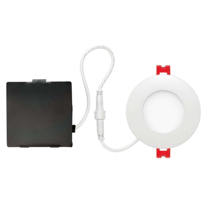 Globe Electric Ultra Slim Recessed Lighting Kit Metal 12W LED