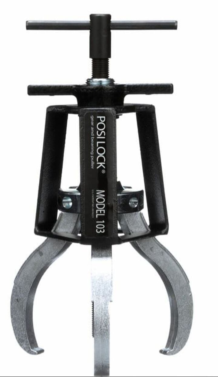 Posi Lock Puller 3 In. Reach 2 Ton 3 Jaws 0.25 to 4.5 In. Spread Manual Puller, large image number 0