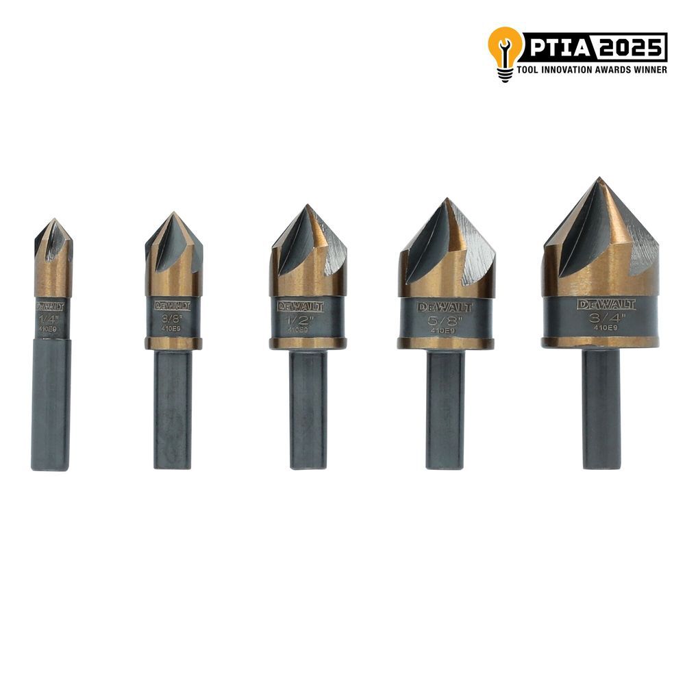 DEWALT Metal Countersink Set 5 Pieces, large image number 9