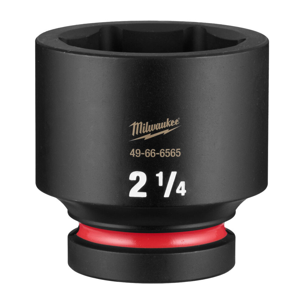 Milwaukee SHOCKWAVE Impact Duty 1 Inch Drive 2-1/4 Inch Standard 6 Point Socket - 49-66-6565