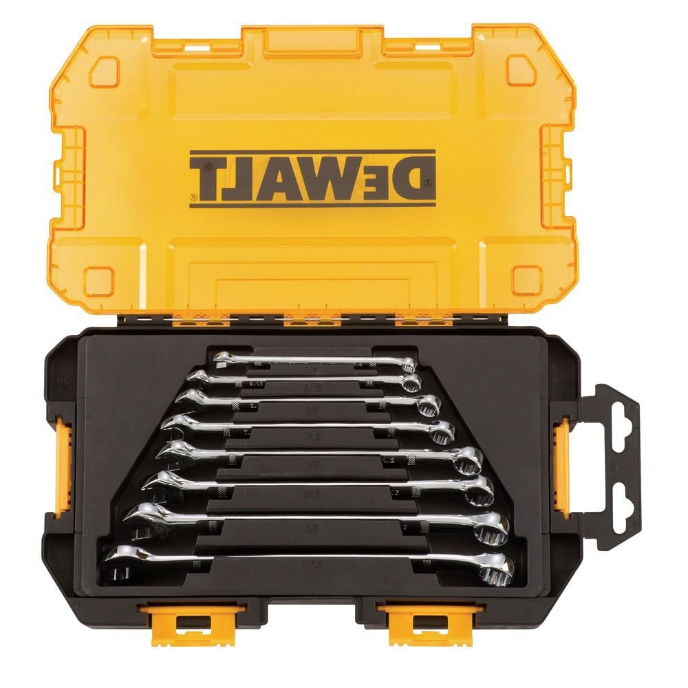 DEWALT 8 piece Combination Wrench Set (SAE), large image number 3