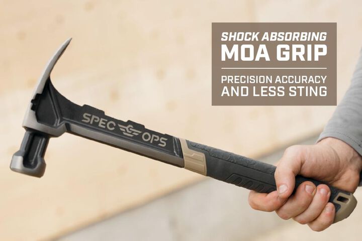 Spec Ops Steel Hammer, 16 Oz, Rip Claw, Smooth Face, large image number 6