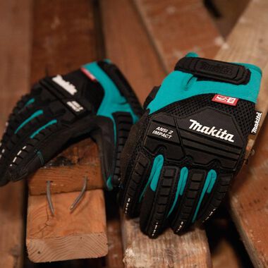 Makita Demolition Gloves Advanced ANSI 2 Impact Rated XL, large image number 7