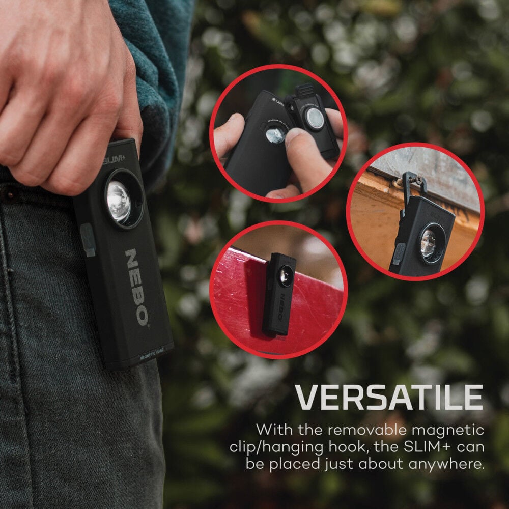 Nebo SLIM+ 700 Lumens Pocket Light with Laser Pointer & Power Bank, large image number 7