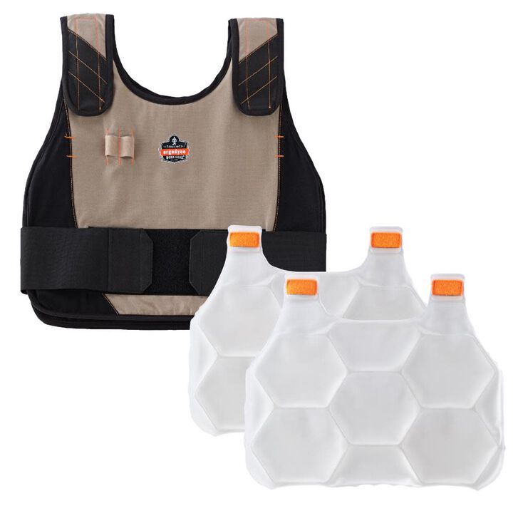 Ergodyne Ergodyne Chill Its 6215 Cooling Vest FR with Packs, swatch