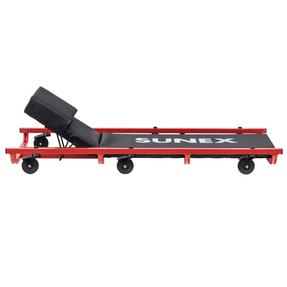 Sunex 6 Caster Creeper with Adjustable Headrest Black & Red, large image number 15