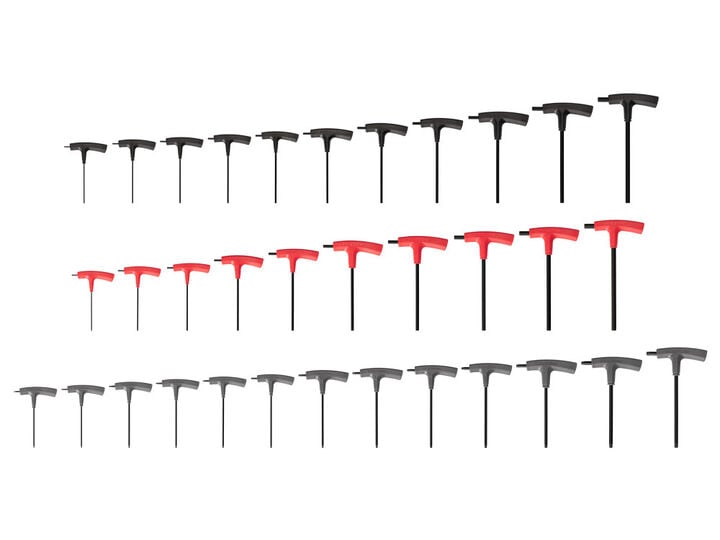 Tekton Flat End Hex Star T Key Set 5/64 - 3/8 Inch 2-10 mm T6-T50, large image number 1