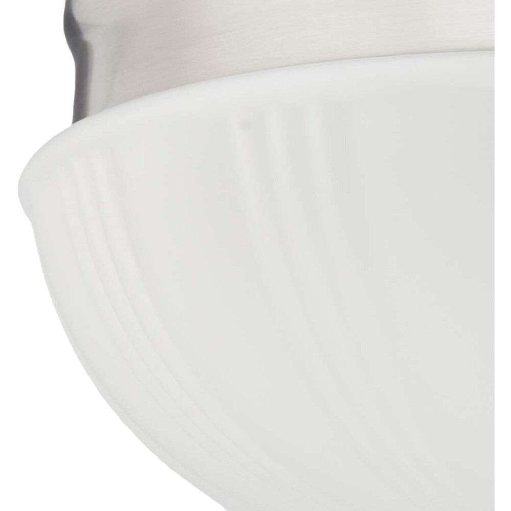 Westinghouse 6 7/8in 10W Brushed Nickel LED Flush Light Fixture, large image number 4