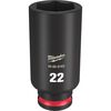 Milwaukee SHOCKWAVE Impact Duty Socket 3/8in Drive 22MM Deep 6 Point, small