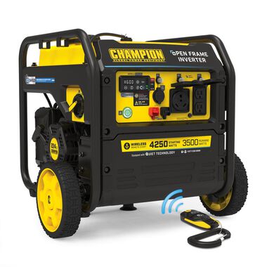 Champion Power Equipment 4250-Watt Open Frame Inverter with CO Shield and Wireless Remote Start, large image number 2