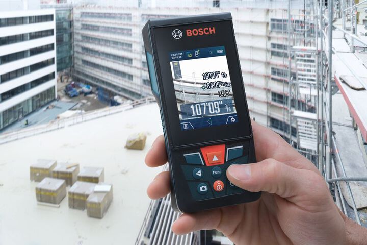 Bosch BLAZE Outdoor Connected Li-Ion 400 Ft Laser Distance Measurer with Camera Reconditioned, large image number 5