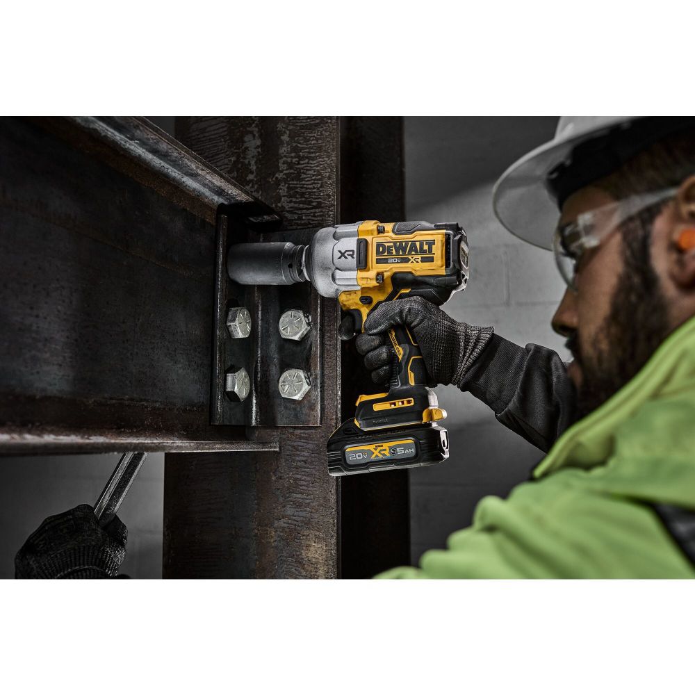 DEWALT 20V MAX XR 1 2 Inch Impact Wrench with Hog Ring Kit DCF961GH1 Acme Tools