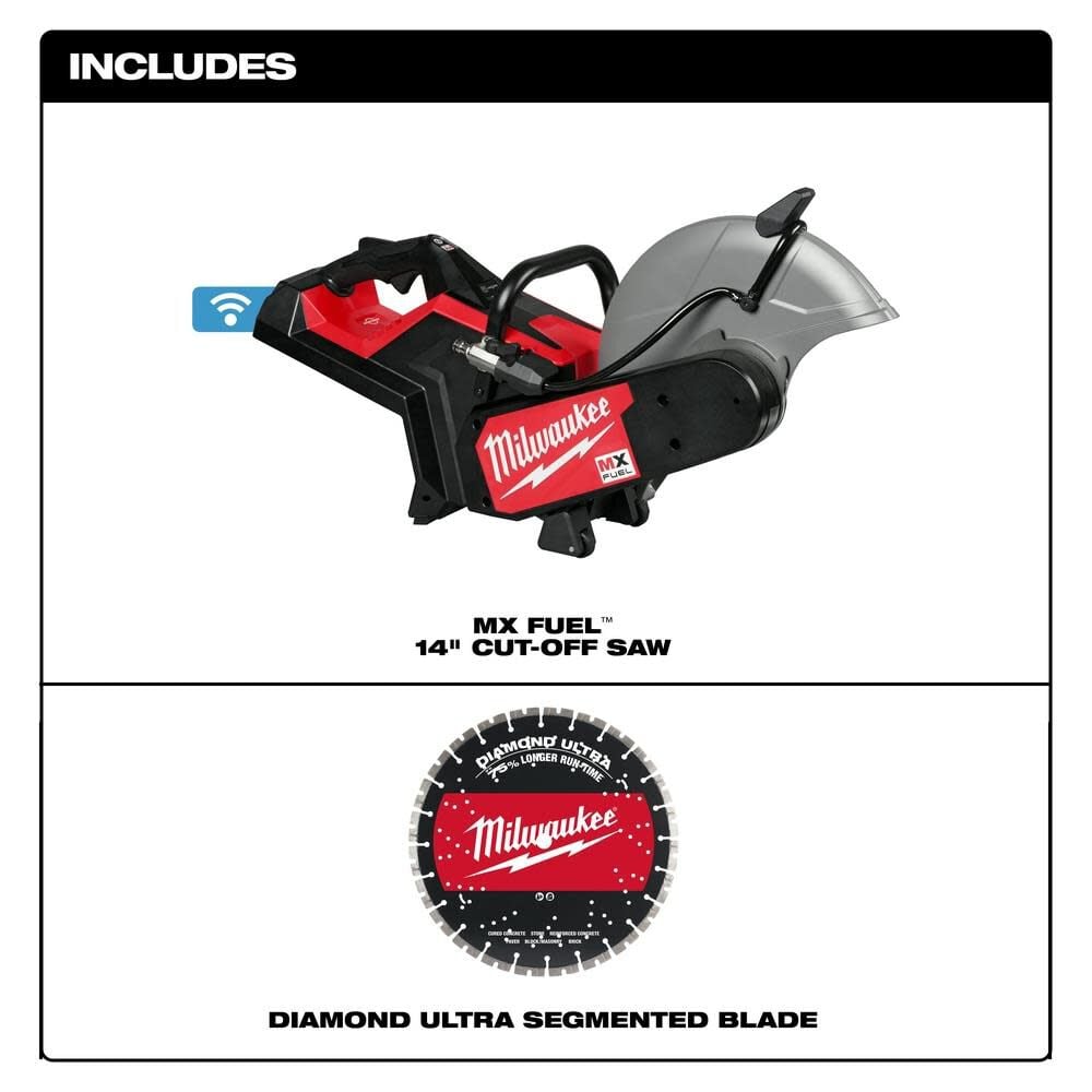 Milwaukee MX FUEL 14 in Cut-Off Saw with RAPIDSTOP Brake (Bare Tool), large image number 2