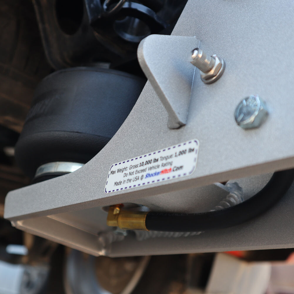 Shocker Hitch Streamline 10K Aluminum 2 Inch Air Pintle Hitch with Pintle & 2 Inch Ball, large image number 8