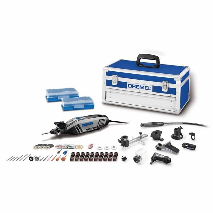 Dremel 4300 Series Variable Speed Rotary Tool Kit with 9 Attachments, 64 Accessories, and Case