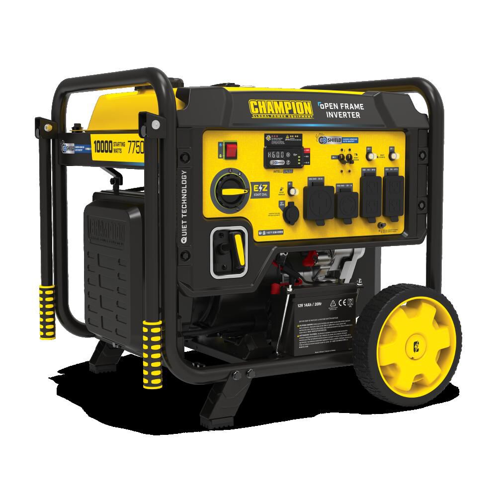 Champion Power Equipment 10000 Watt Gas Powered 49 State Portable Inverter Generator with Quiet Technology and CO Shield – 201240