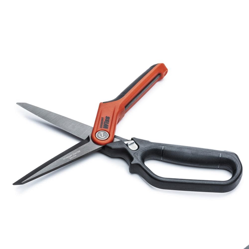 Crescent Wiss 11in Tradesman Shears Single Ring Heavy Duty Titanium Coated, large image number 4