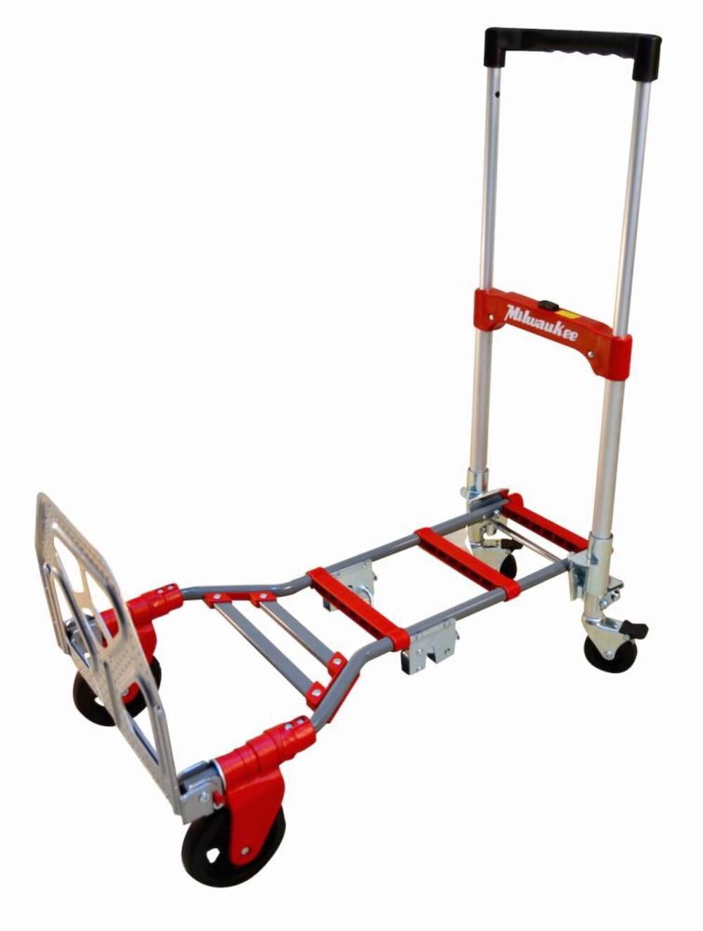 Milwaukee Hand Truck 2 in 1 Fold Up Convertible Hand Truck with Telescoping Handle, large image number 2