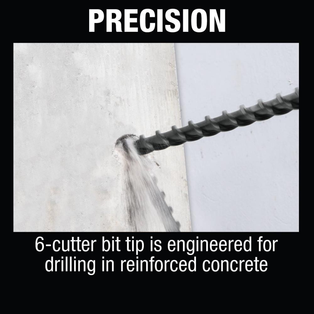 Makita 5/8in x 24in Spline Bit, 6-Cutter, large image number 6