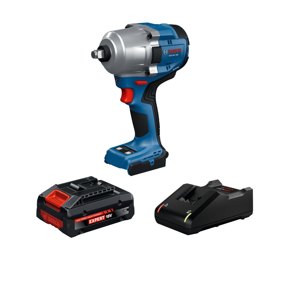 Bosch 18V Mid-Torque Impact Wrench Kit, large image number 1