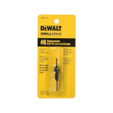 DEWALT #6 Drill Flip Drive and Countersink, large image number 1