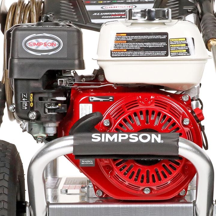 Simpson Aluminum Series 3400 PSI 2.5 GPM  Gas Powered Cold Water Pressure Washer with 5 Spray Tips, large image number 4