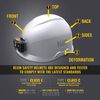 Klein Tools Safety Helmet Non-Vented-Class E with Rechargeable Headlamp White, small