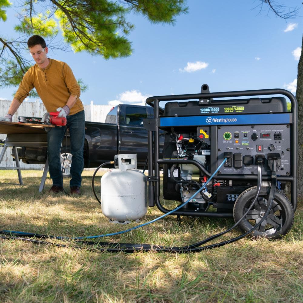 Westinghouse Outdoor Power Dual Fuel Portable Generator with CO Sensor ...