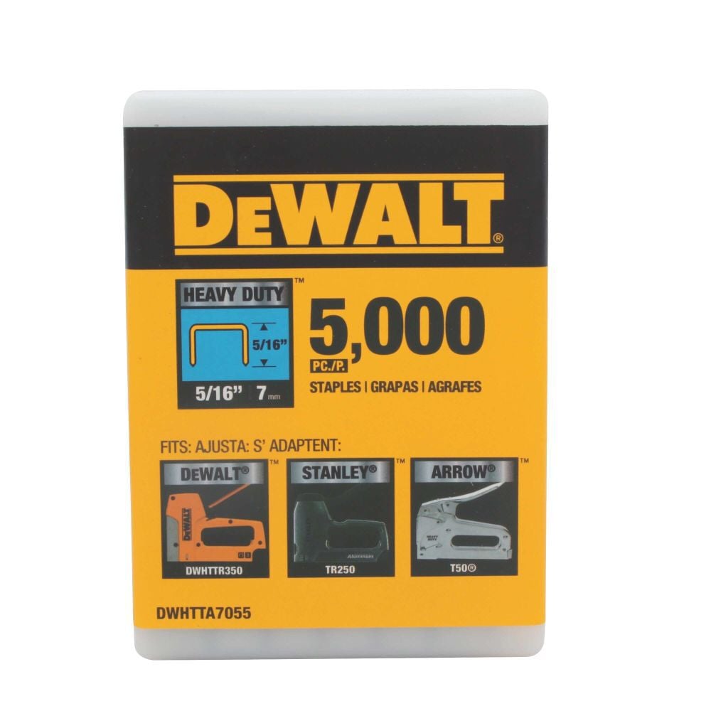 DEWALT 5/16In. Heavy Duty Contractor Staples 5000pk, large image number 2