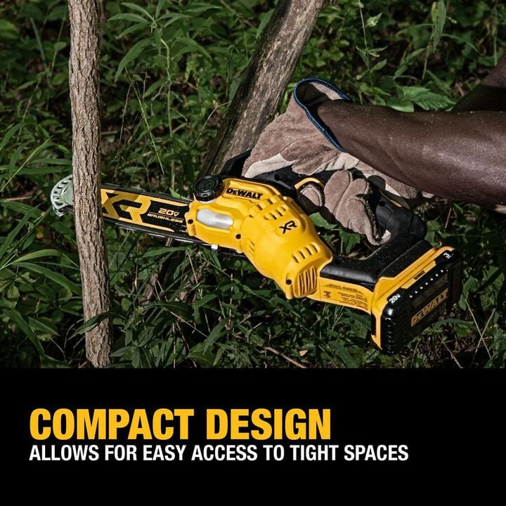 DEWALT 20V MAX 8inch Pruning Saw Brushless Cordless Kit, large image number 6