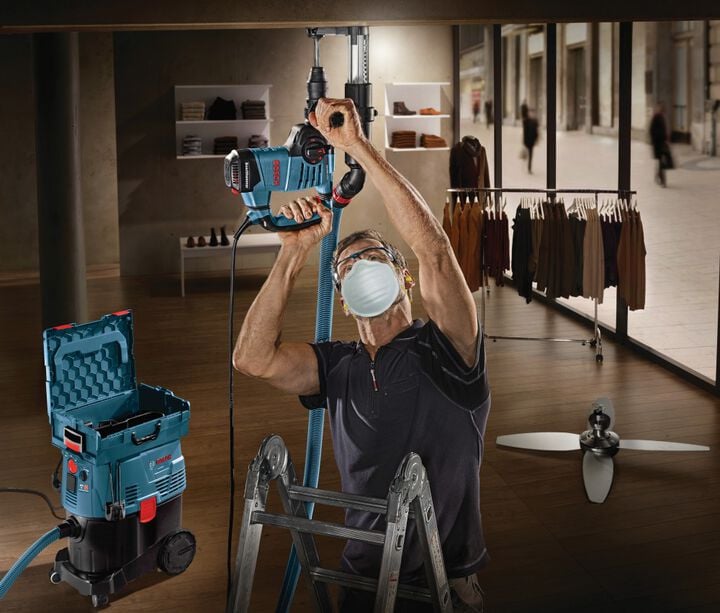 Bosch 9-Gallon Dust Extractor with Auto Filter Clean and HEPA Filter, large image number 6