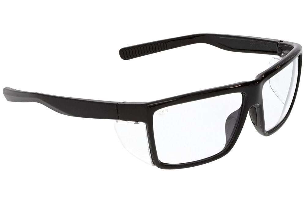 MCR Safety Swagger SR2 Safety Glasses Clear Lens Black Frame, large image number 3