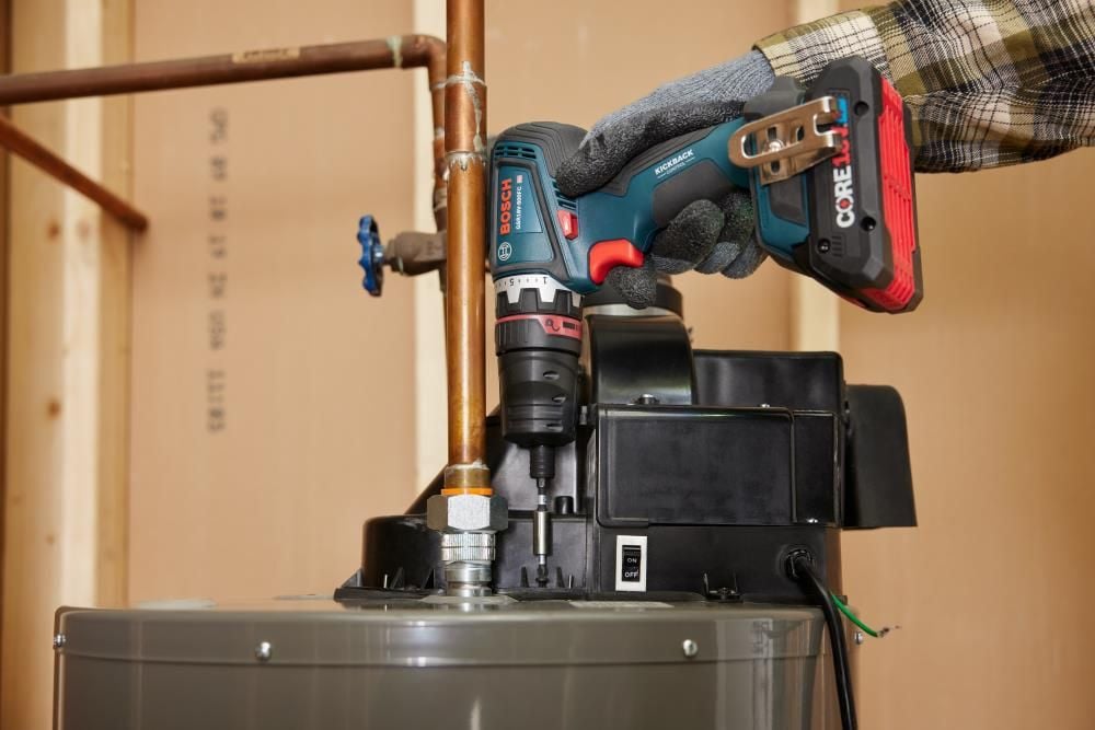 Bosch 18V Drill/Driver with 5-In-1 Flexiclick System and 2pk CORE18V 4 Ah Advanced Power Battery, large image number 6