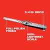 Proto 3/4in Drive Dial Torque Wrench 70-350 ft/lbs, small image number 4