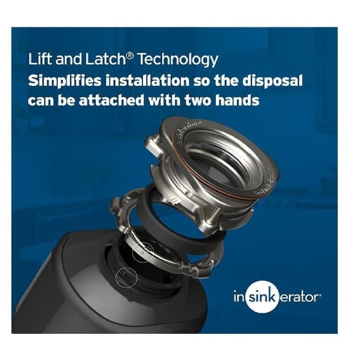 InSinkErator Badger 5-1/2 HP Continuous Feed Garbage Disposal with Power Cord, large image number 4