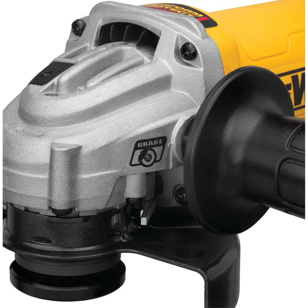 DEWALT 4.5 In. Small Angle Paddle Switch Grinder with Brake and No-Lock On, large image number 5
