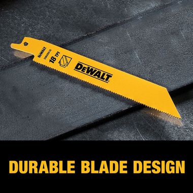 DEWALT Reciprocating Saw Blades Bi-Metal Tough Case Set 15pc, large image number 3