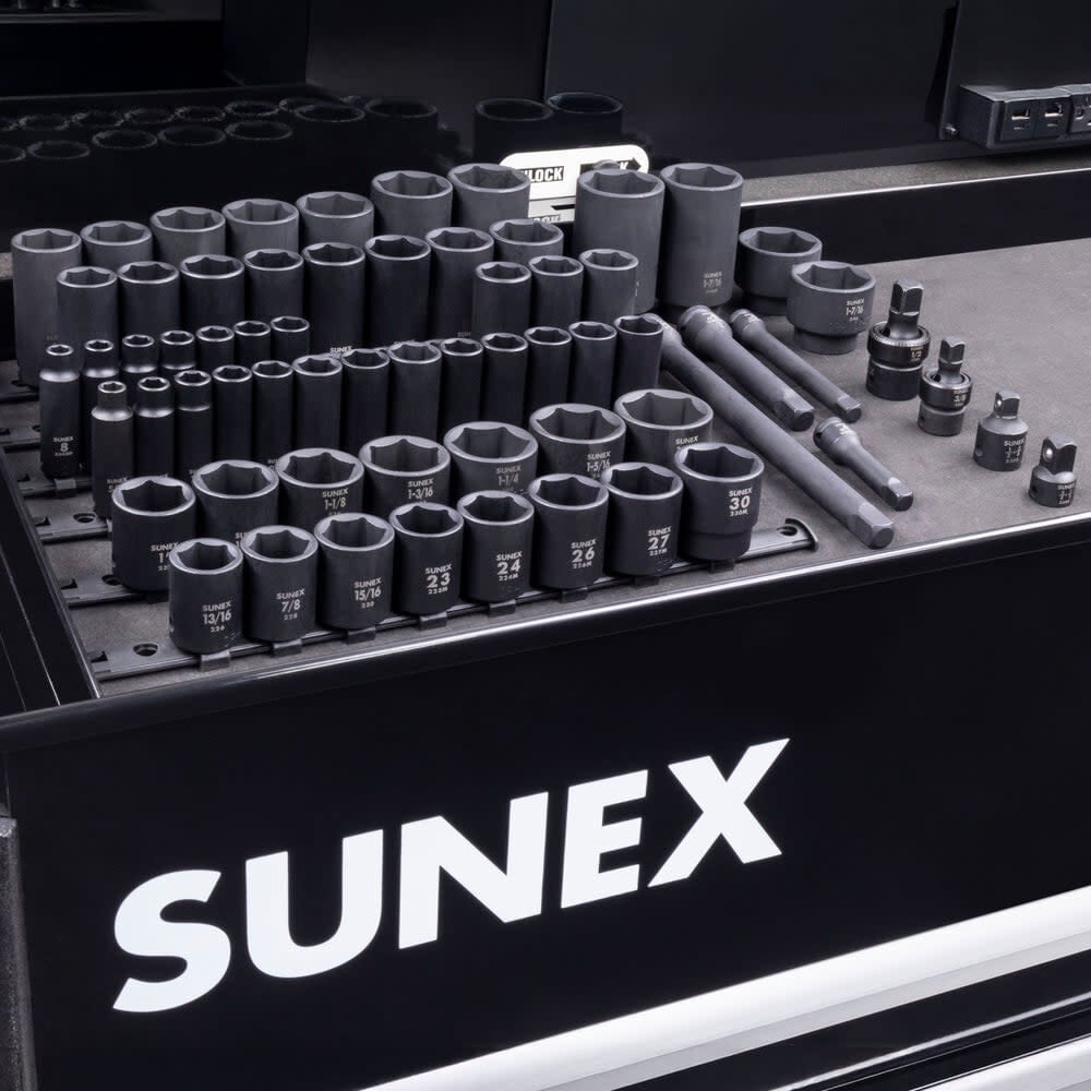 Sunex Master Impact Socket Set Black 68 Pieces, large image number 4