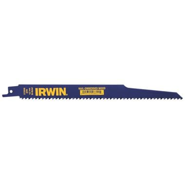 Irwin 9 In. 6 TPI Reciprocating Saw Blade 25 pk, large image number 0