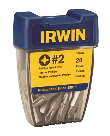 Irwin # 2 Phillips Insert 20-Pc. Bulk Container